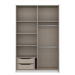 Armoire KiYDOO Landhaus II Blanc alpin - 136 x 197 cm - 2 porte - Confort