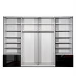 Pièces complémentaires armoire Samaya 320 cm (4 portes) - Comfort - Largeur : 322 cm - Confort
