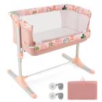 Beistellbett NO32309TE Pink - Metall - 70 x 84 x 97 cm