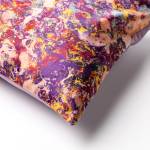 Dekokissen Kiomi Violett - Textil - 50 x 30 x 50 cm