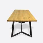 Tisch mit Eichenplatte GERES 195 x 100 cm