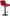 2er Set Barhocker Lentini Stoff 2er Set Barhocker Lentini Stoff schwarz rot - Rot