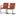 Freischwinger Stevenson (2er-Set) Echtleder / Eisen - Cognac