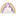 Appendiabiti Arcobaleno Unicorno I Viola - Legno massello - 40 x 30 x 1.5 cm