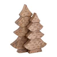 Deko Baum Holzfigur Weihnachtsdeko