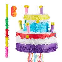 3-teiliges Pinata Set Geburtstagstorte