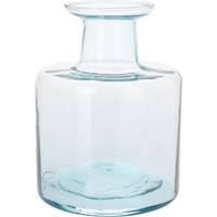 Blumenvase aus recyceltem Glas, Flasche