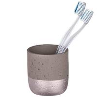 Mauve Zahnbürstenbehälter, Farbe grau