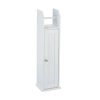 Porte papier toilette vertical, blanc
