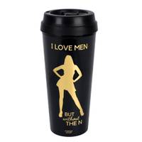 Kaffeebecher Love Men but without the N