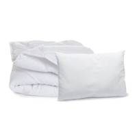 Pack couette, oreiller antiacariens someo blanc 80 x 120 SOMEO  WK1MOR080120004033 Pas Cher 