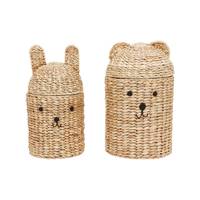 Aufbewahrungskorb Bär und Hase - PCK2