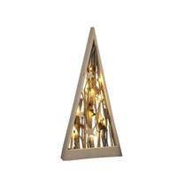 Triangle en bois décoration lumineuse av