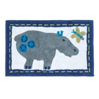 Kinderteppich Hippo 100% Baumwolle