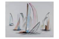 Tableau peint à la main Swelling Sails