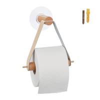 Toilettenpapierhalter Holz mit Band