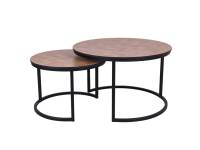 Rundes Set Couchtische 58 und 45 cm
