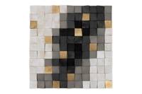 Tableau en bois Gilded Clouds