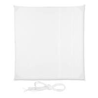 Voile d'ombrage carrée en blanc
