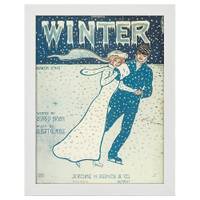 Bilderrahmen Poster Winter