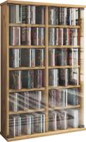 Holz CD DVD Stand Regal Roma Glast�r