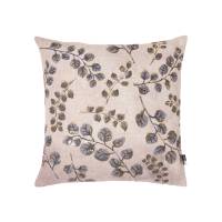 Dekokissen mit Metallic Blatt-Muster