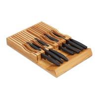 Messerorganizer Bambus für 17 Messer