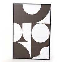 Toile Moderne noir et blanc 80x120