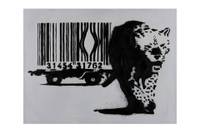 Acrylbild handgemalt Banksy's Escaped