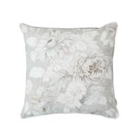 Dekokissen floral Rückseite gestreift