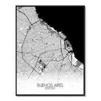 Poster Buenos Aires Karte