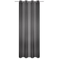 Vorhang Ösen blickdicht grau 140x245