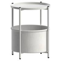 Table d'appoint Ø 45,5x52,5cm blanc