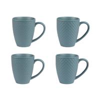 Coffret de 4 mugs Snow blue