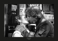 affiche Star Wars Classic Leia Han Kiss