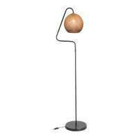 Lampadaire Littlehampton noir / naturel