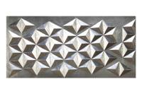 Tableau métallique 3D Pyramidal Illusion