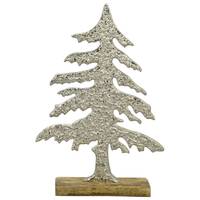 Baum Puri - Holz/Aluminium - 21x5x31 cm
