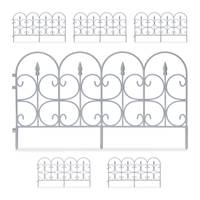 Barrière de jardin à 6 éléments