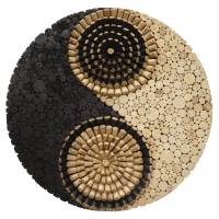 Décoration Yin Yang murale D.80 cm