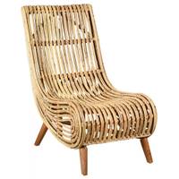 Fauteuil en rotin naturel Farniente