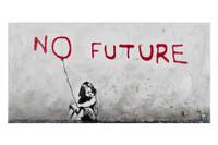 Acrylbild handgemalt Banksy's No Future