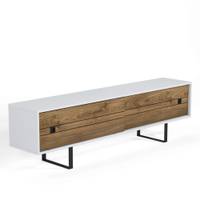 TV-Schrank Fiona weiß/braun