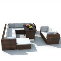 Garten-Lounge-Set (10-teilig) 296260