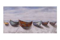 Tableau peint Boats of Fishermen