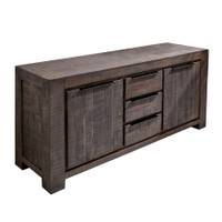 Sideboard IRON CRAFT 174cm grau Holz
