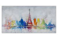 Peinture acrylique Tour Eiffel