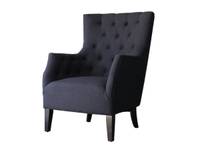 Skandinavischer Sessel aus stoff  "Duche