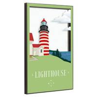 Tableau sur verre synthétique phare