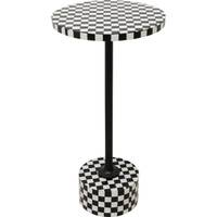 Beistelltisch Domero Chess  Weiß Ø25cm